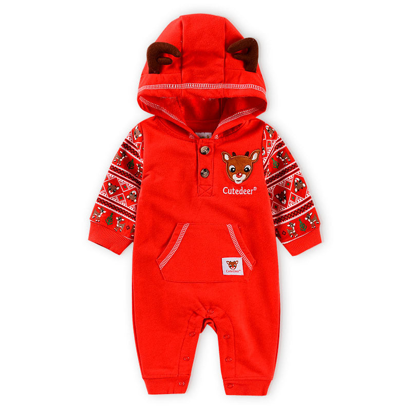 Christmas deer shape jumpsuit