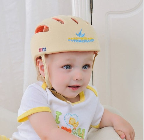 Casque de sécurité pour bébé, chapeau de protection pour nourrissons, doux et réglable pour ramper, marche, course à pied, jeu en plein air