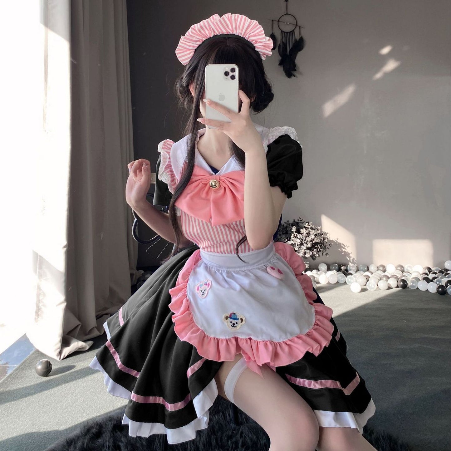 Lindo vestido de Halloween disfraz de cosplay de lolita