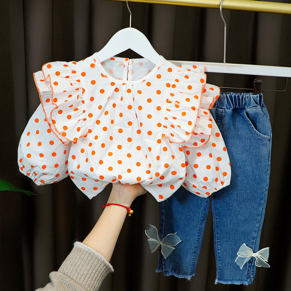 Costume bébé fille, vêtements pour enfants à manches longues