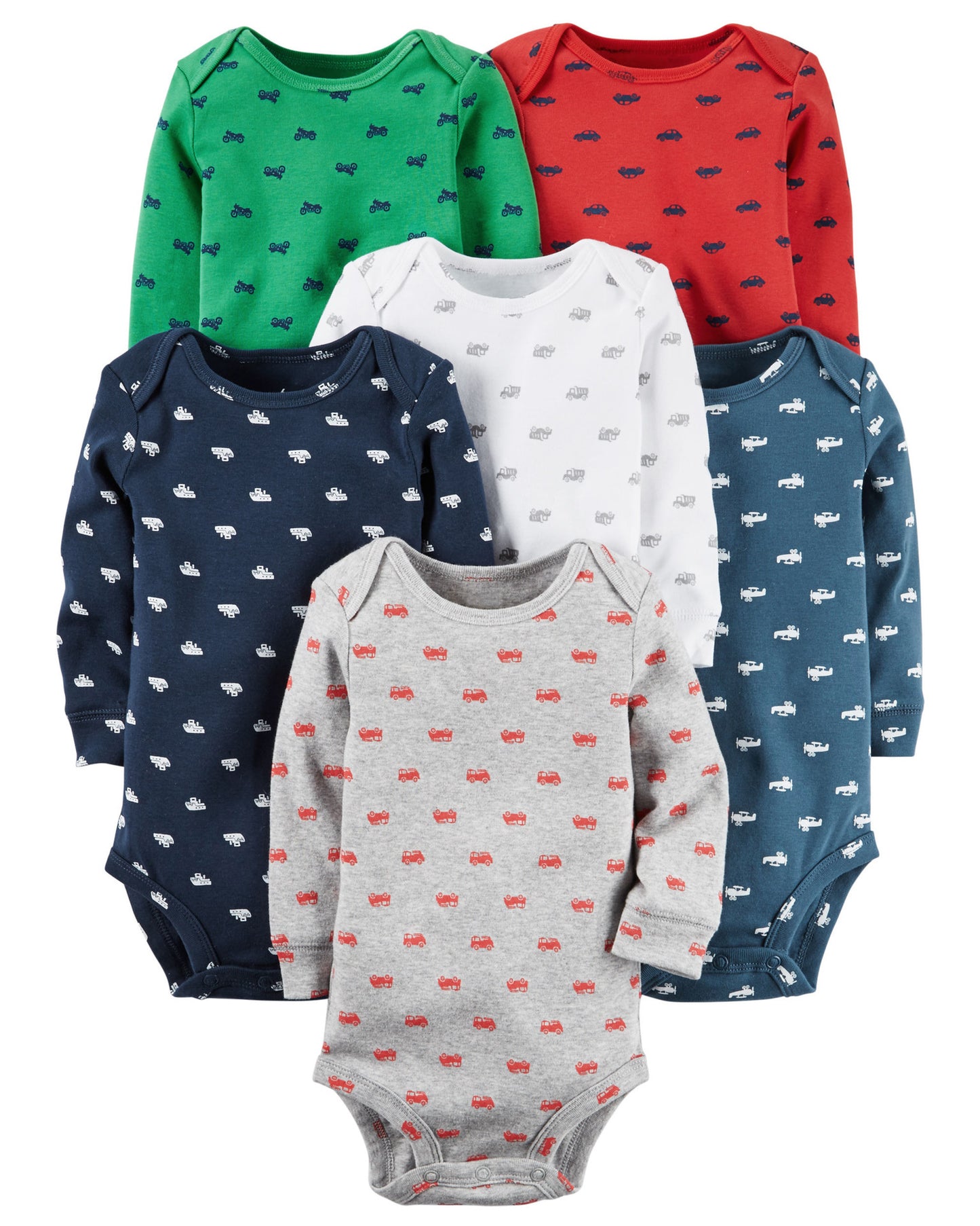 Baby Children Long-Sleeved Mixed Color Romper Triangle Romper