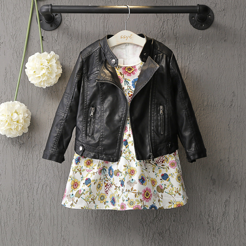 Boys And Girls Warm And Trendy Leather Jackets