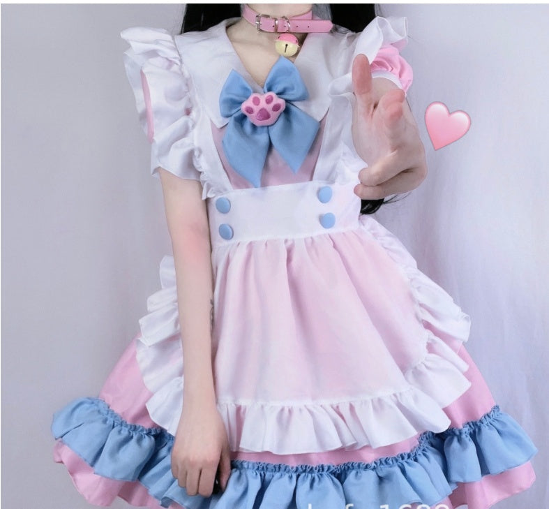 Vestido lolita con lazo grande súper lindo