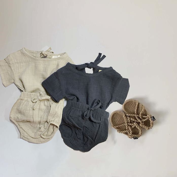 Vêtements d'été pour bébés garçons, chemise et short pour tout-petits