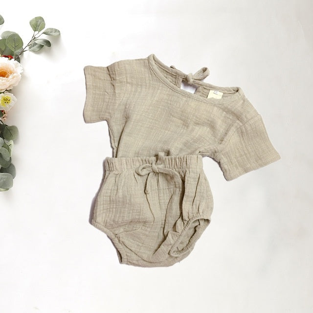 Vêtements d'été pour bébés garçons, chemise et short pour tout-petits