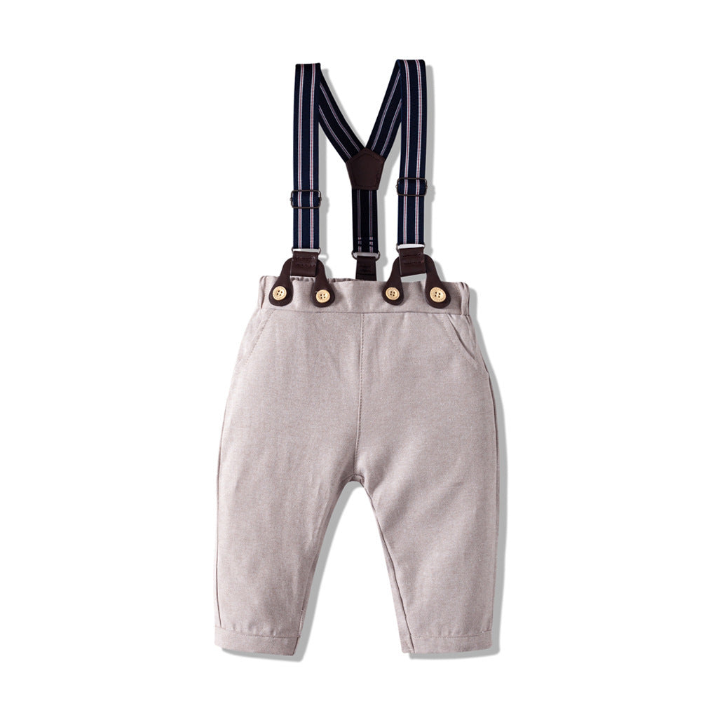 Costume kaki à manches longues, vêtements pour bébés garçons, vêtements pour enfants, nouvelle collection d'automne