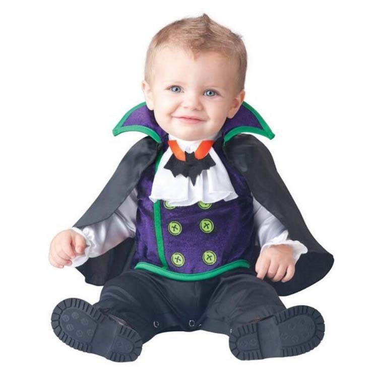 Robe de Noël Halloween pour bébé une pièce