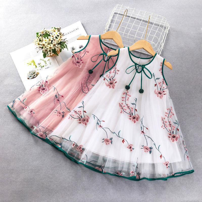 Fashionable Cute Girls' Vest Loose Dress