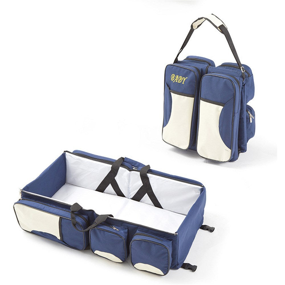 Lit pliant pour bébé, sac pour maman, Portable, à une épaule, multifonctionnel, grande capacité, sortie Portable