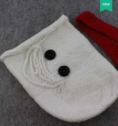 Albornoz para bebé, nuevo producto, ropa de fotografía para niños, estudio fotográfico, ropa para bebé, hilo de lana tejido, saco de dormir de muñeco de nieve de dibujos animados