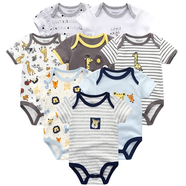 Ropa de bebé Mamelucos recién nacidos unisex Monos de algodón para niños pequeños