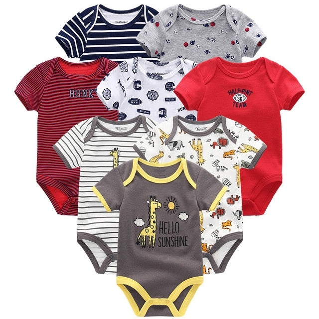 Ropa de bebé Mamelucos recién nacidos unisex Monos de algodón para niños pequeños