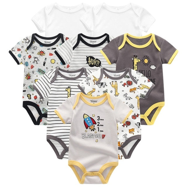 Ropa de bebé Mamelucos recién nacidos unisex Monos de algodón para niños pequeños