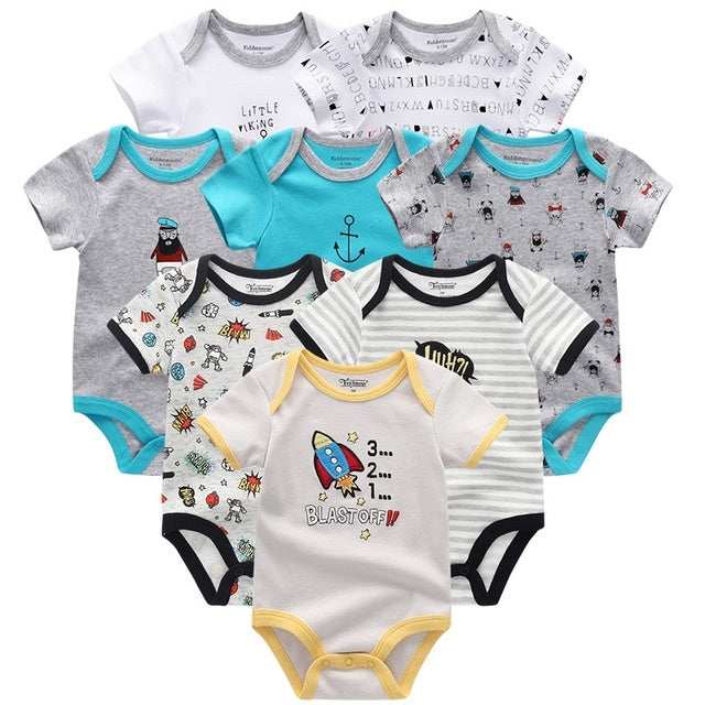 Ropa de bebé Mamelucos recién nacidos unisex Monos de algodón para niños pequeños