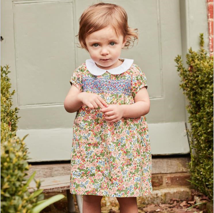 Fashion Cute Children's Floral Dress