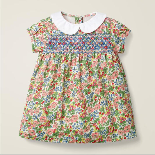 Robe florale pour enfants mignons à la mode