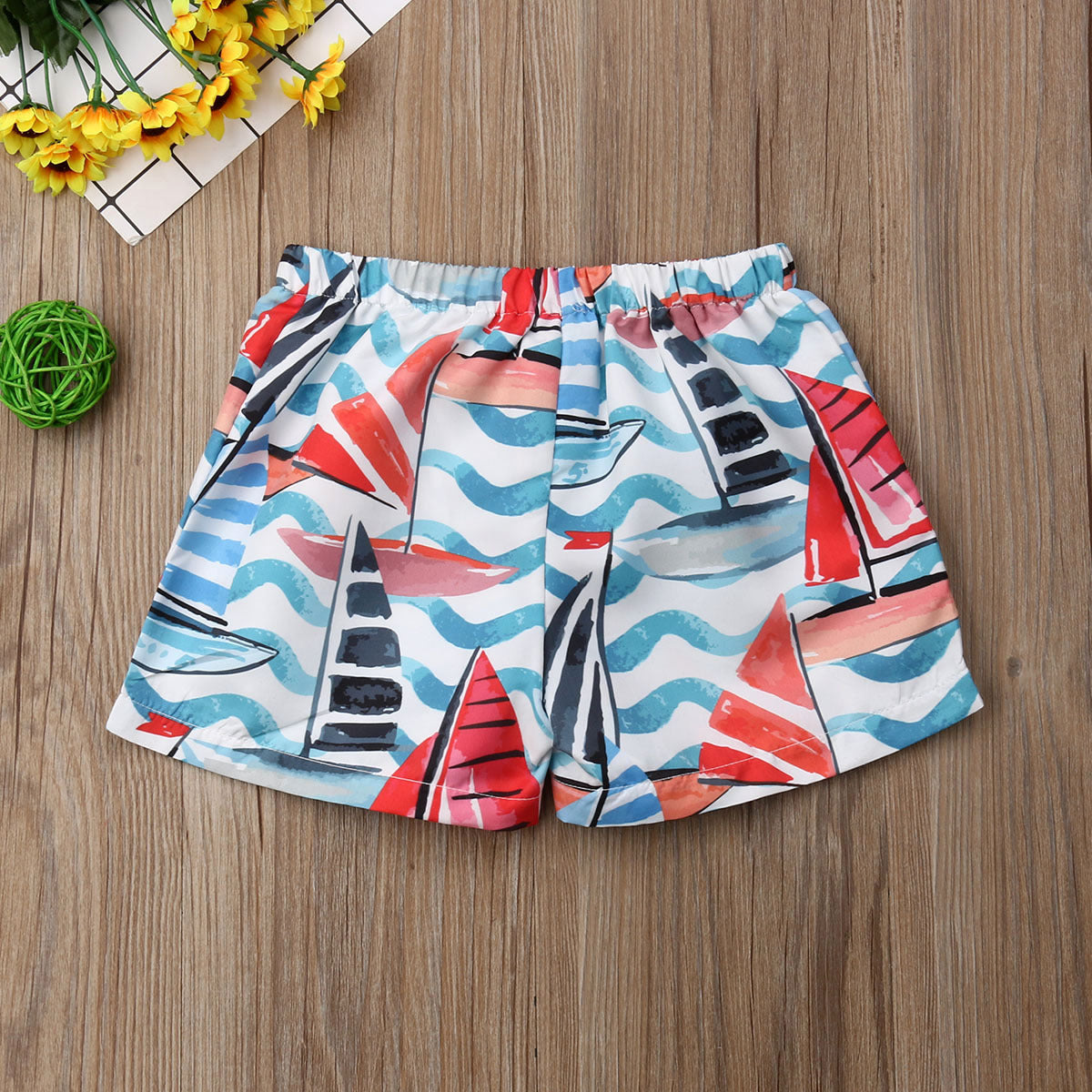 Baby Boy Printed Swim Trunks Vacation Beach Swimsuit fash