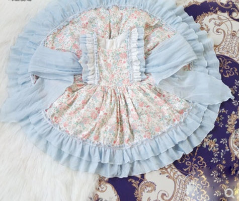 Kidsx Spanishx Dressx Forx Girlsx Babyx lolitax Princessx floralx Childrenx Birthdayx Partyx ballx robex impriméx Dreesx