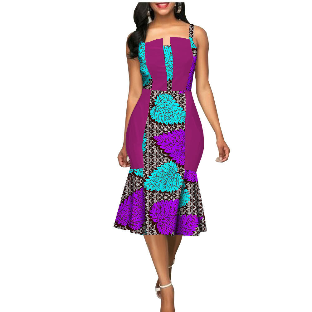 Vestido de verano personalizado africano, vestido de fiesta para mujer, ropa africana, vestido de verano