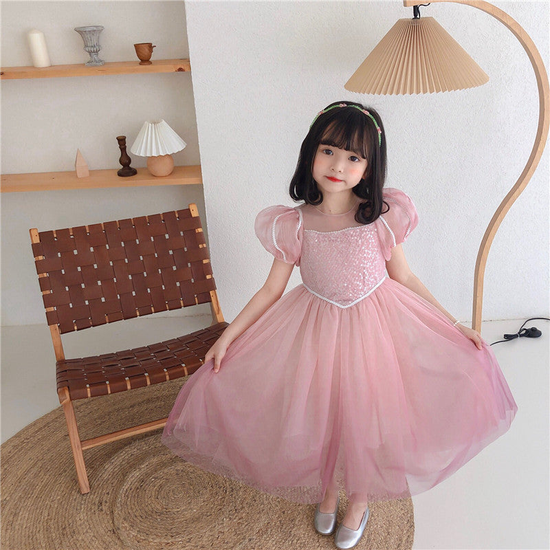 Aisha Princess Dress Western Style Mesh Dress