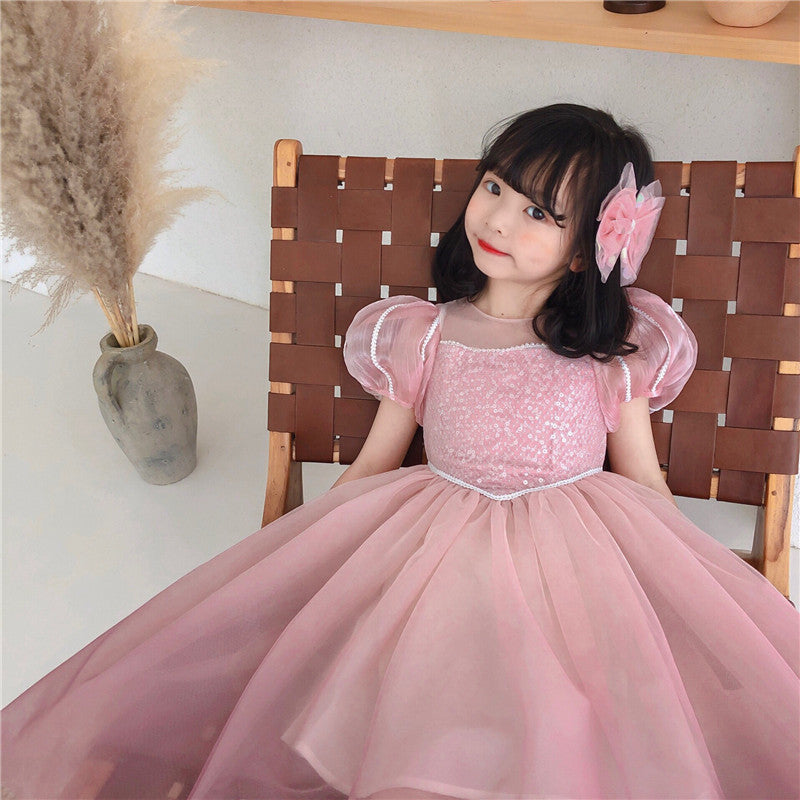 Aisha Princess Dress Western Style Mesh Dress