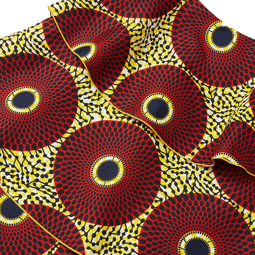 Robe africaine à bretelles, robe transfrontalière