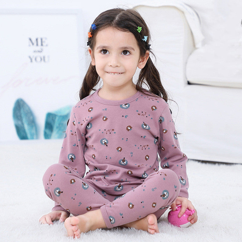 Ensemble de sous-vêtements pour enfants, pur coton pour garder au chaud