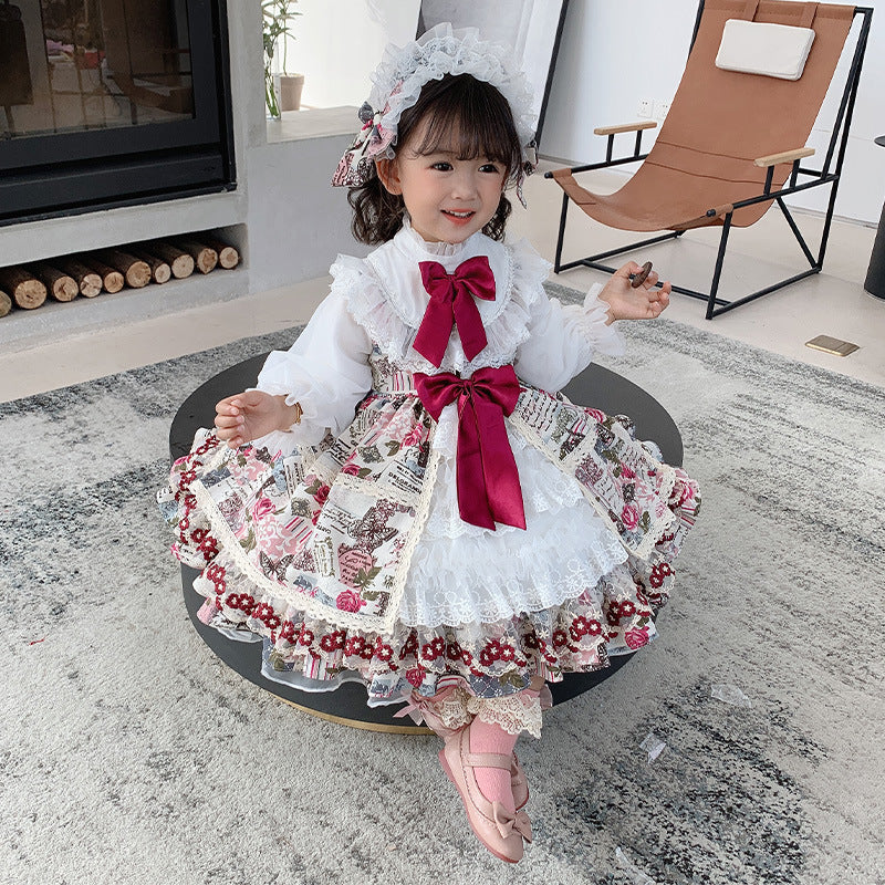 Robe princesse Lolita bébé robe Lolita enfant fille robe Lolita enfant robe d'automne