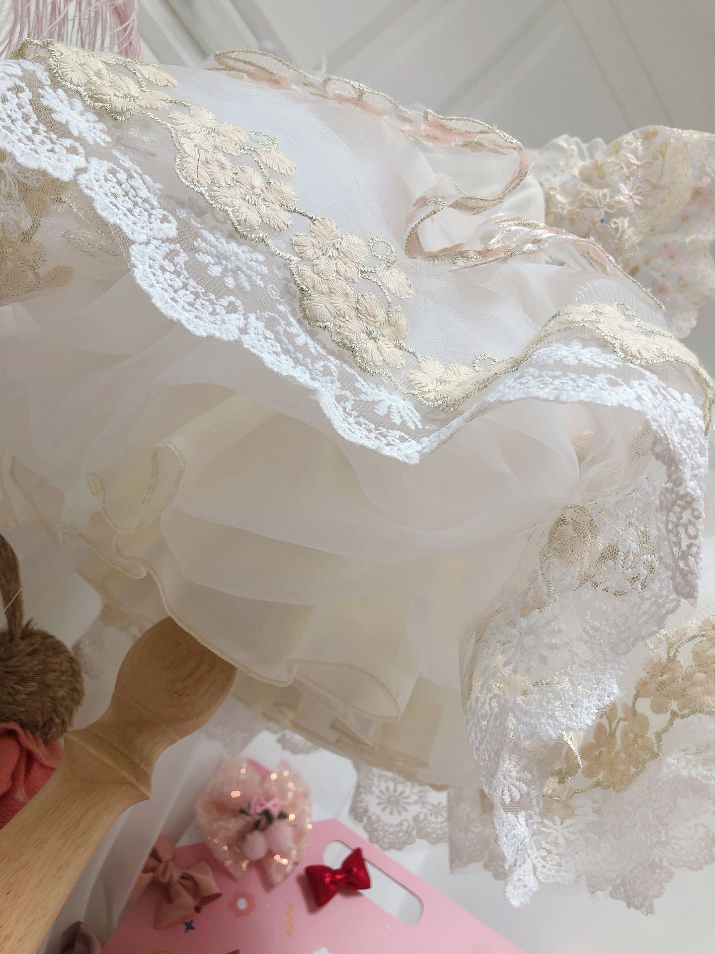 Robe de princesse champagne de style occidental pour enfants