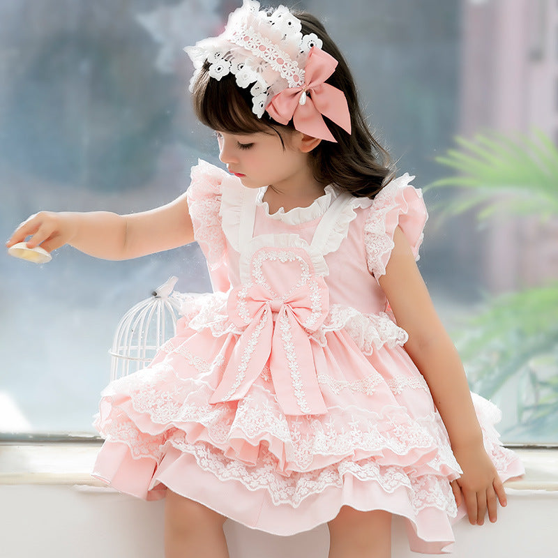 Heavy Industry Dress Girls Princess Dress Spain Children's Dress