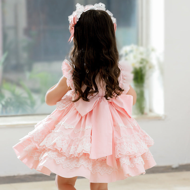 Heavy Industry Dress Girls Princess Dress Spain Children's Dress