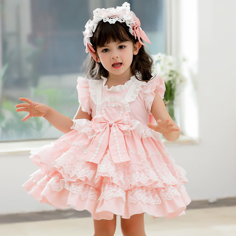 Heavy Industry Dress Girls Princess Dress Spain Children's Dress