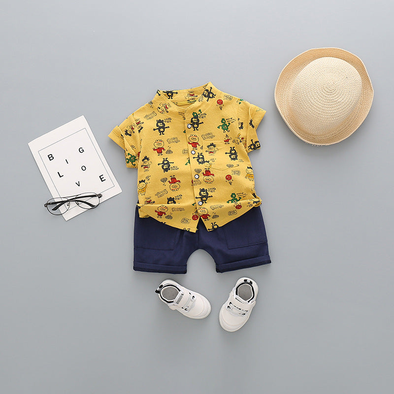 Children'S Clothing, Boys And Children'S Short-Sleeved Shorts