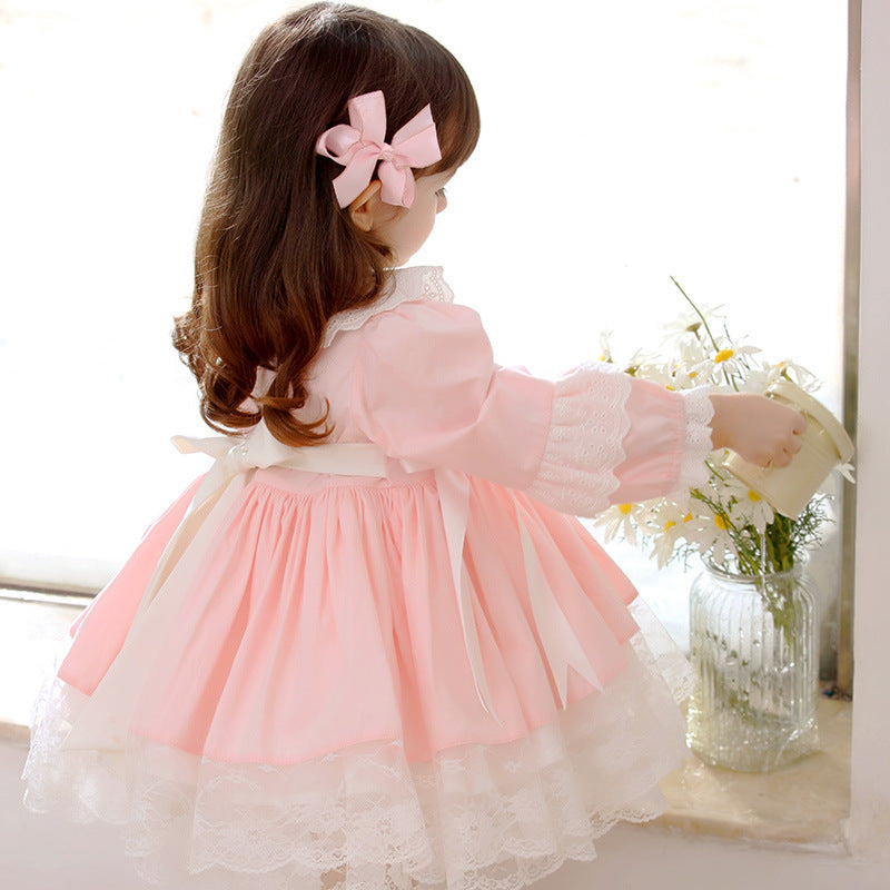 Robe de princesse espagnole pour filles, tenue pour enfants