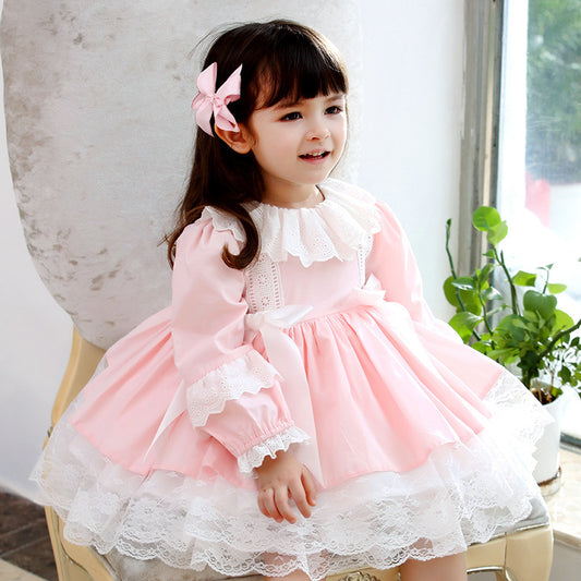 Robe de princesse espagnole pour filles, tenue pour enfants