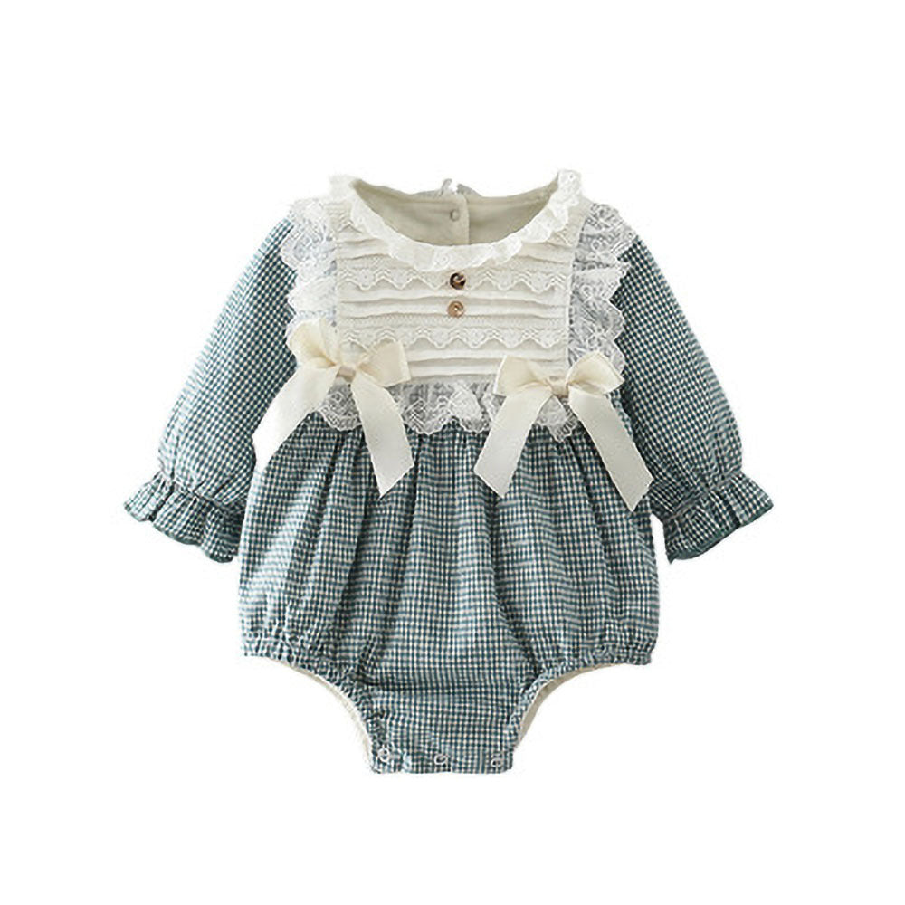 Vêtements pet pour bébé fille, automne et hiver, barboteuse triangulaire en velours