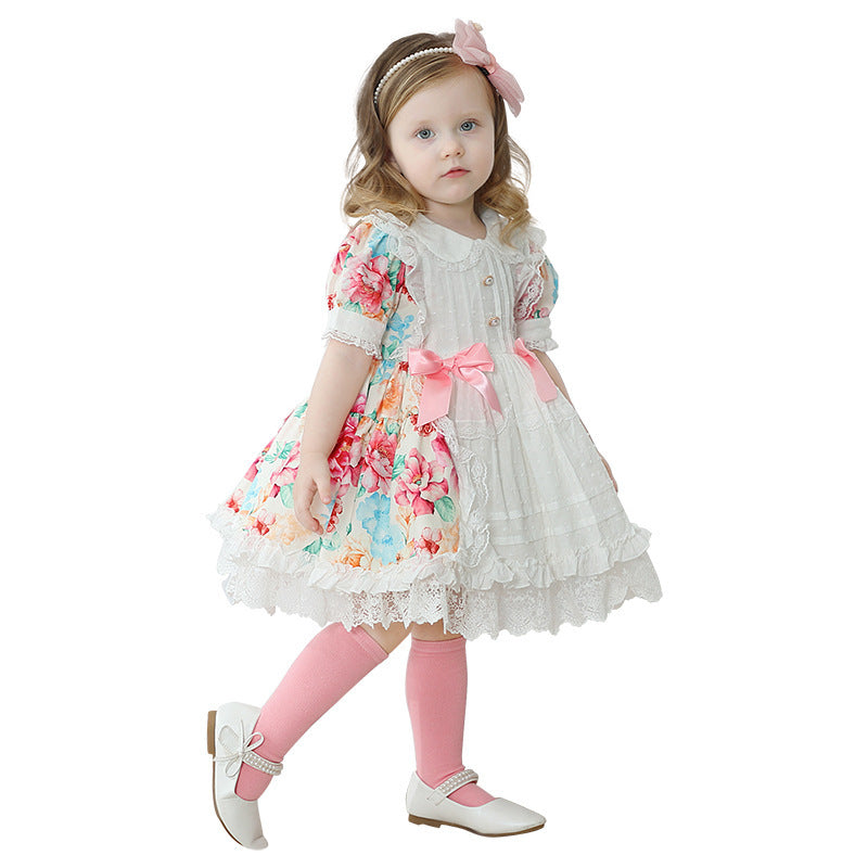 Robe de princesse espagnole Robe Lolita pour filles