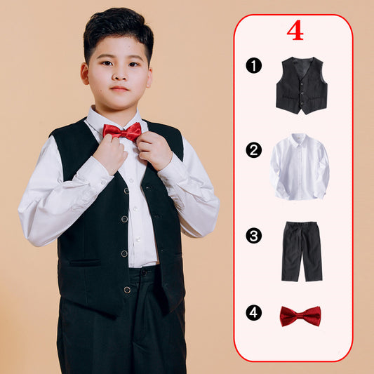 Costume Fat Boy, Costume Boy Plus Fat Big Size, Costume d’hôte pour enfants, Robe de performance de piano Big Boy