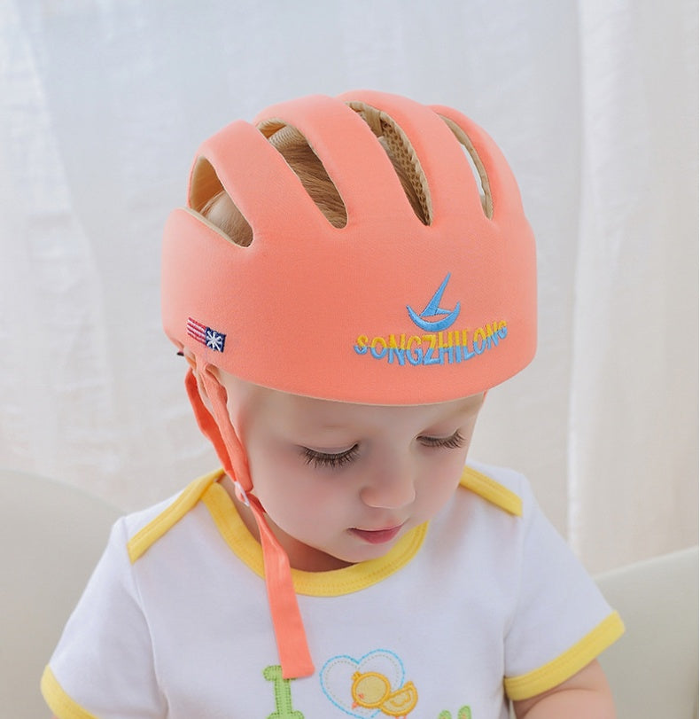 Casque de sécurité pour bébé, chapeau de protection pour nourrissons, doux et réglable pour ramper, marche, course à pied, jeu en plein air