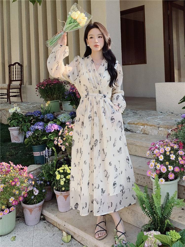 Women's Fashion Personality Floral Dress