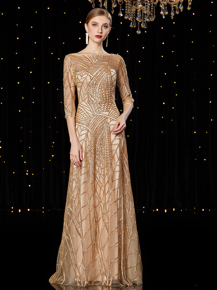 Women's Elegant Long Evening Dress