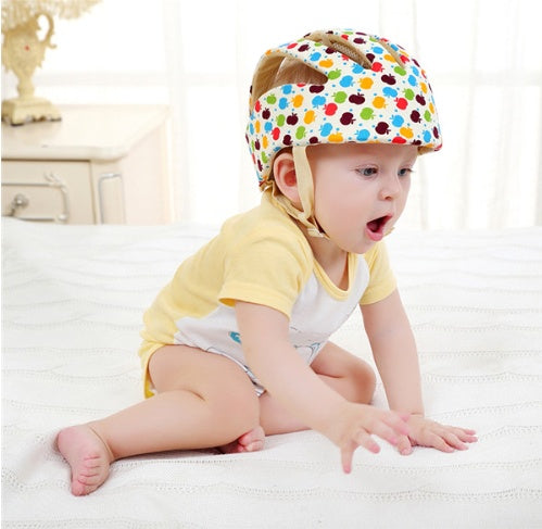 Casque de sécurité pour bébé, chapeau de protection pour nourrissons, doux et réglable pour ramper, marche, course à pied, jeu en plein air