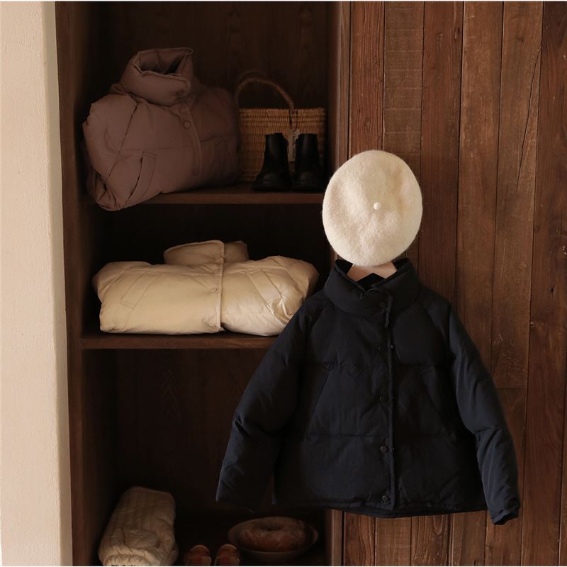 Children's Winter Bread Down Jacket Thick Short