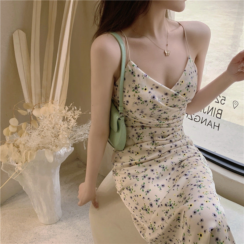 Long Floral Dress Women's Summer