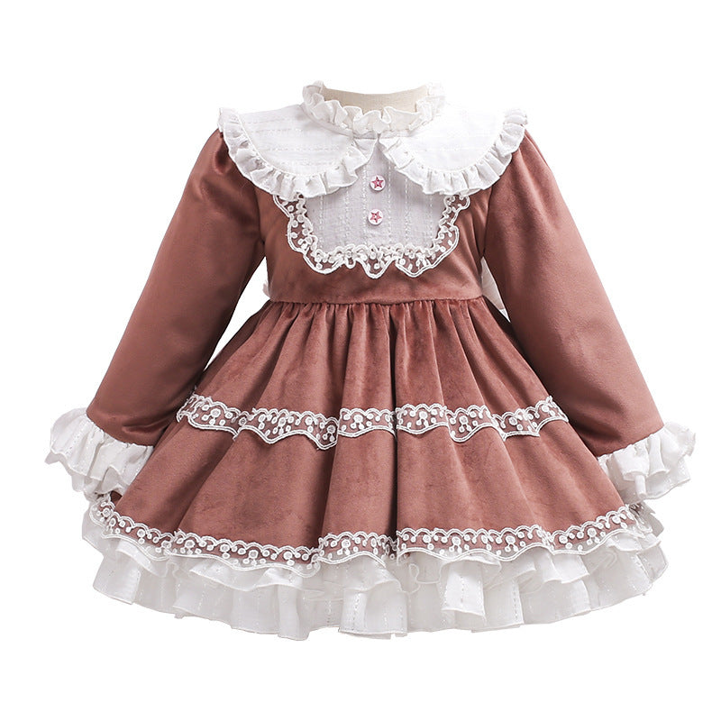 Dulces y encantadores vestidos nuevos de primavera para niñas