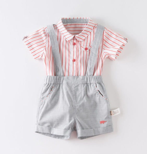 Baby's two-piece children's British gentleman's suit