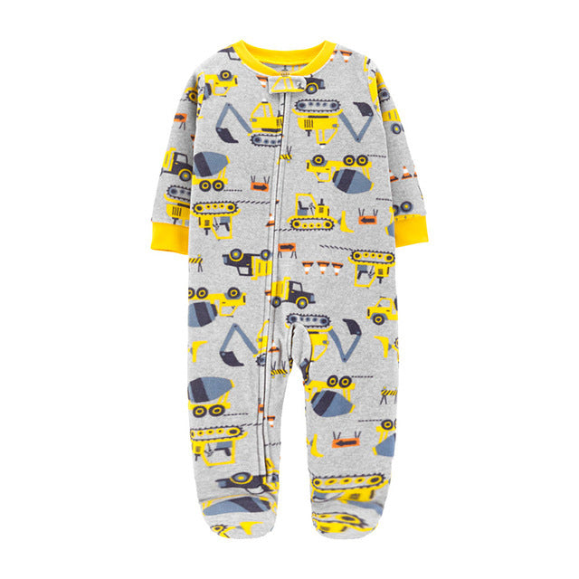 Baby fleece jumpsuit