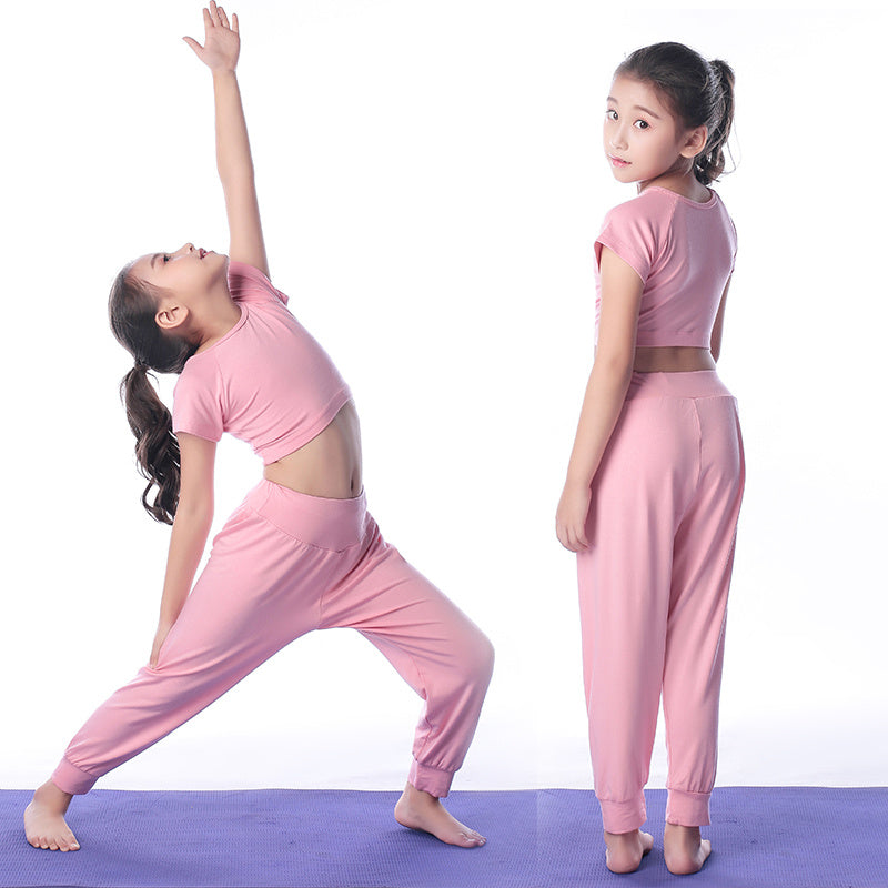 Ensemble de vêtements de yoga pour enfants