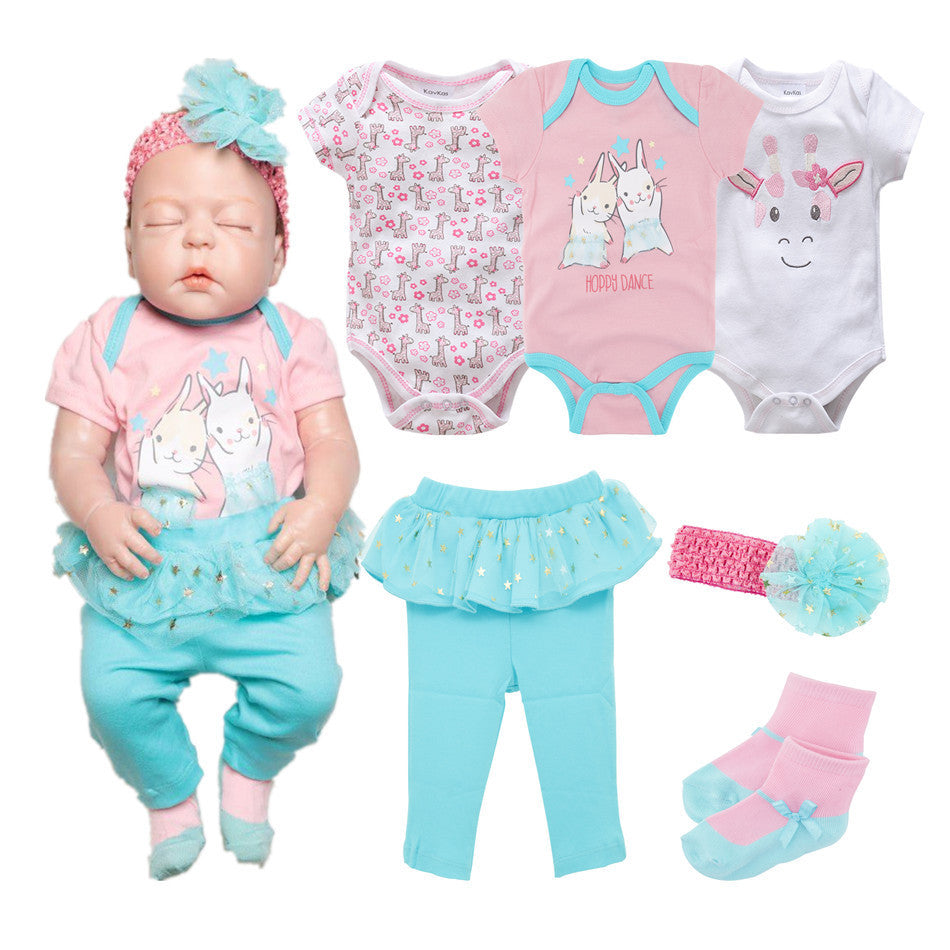 Costume bébé 5 pièces, ensemble d'été à manches courtes