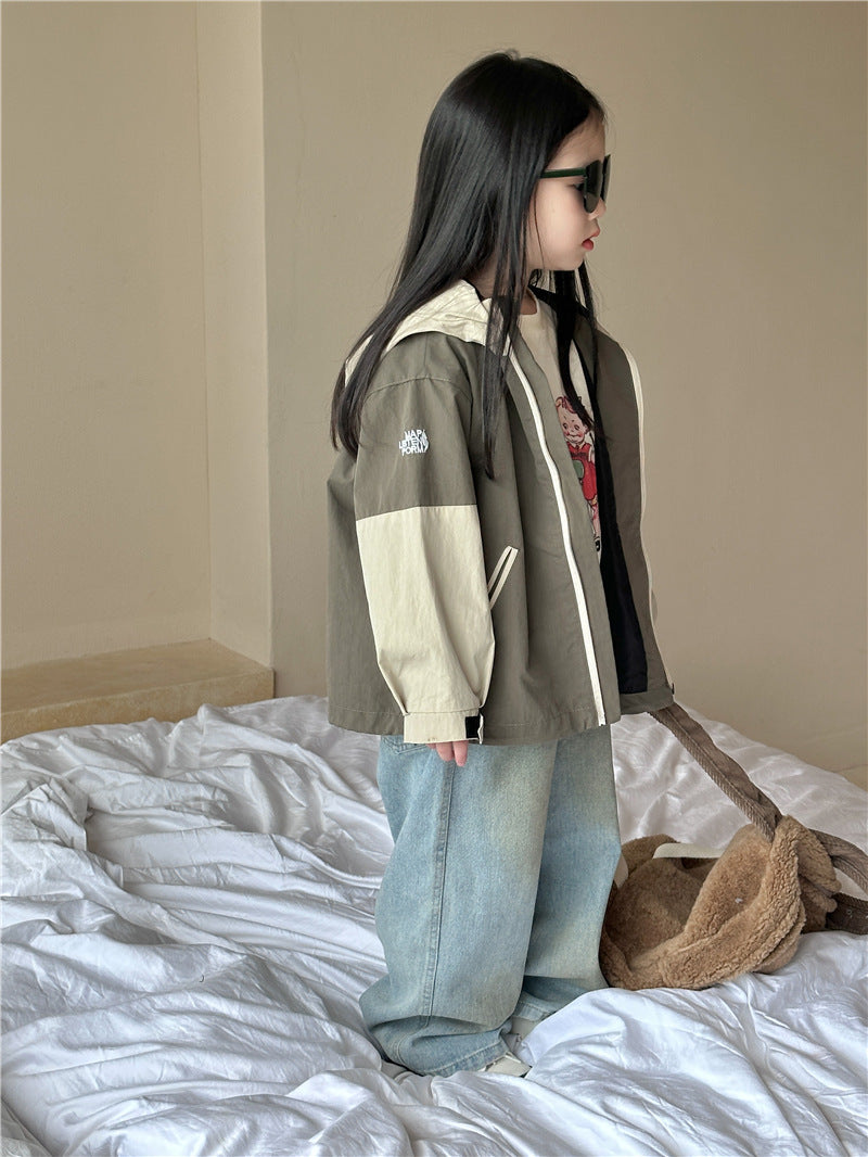 Korean Style Children's Zipper Jacket